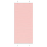 VIDAXL Store plisse rose 100x200 cm largeur du tissu 99,4 cm polyester
