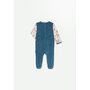 Petit Béguin Pyjama bébé en velours contenant du coton bio Himalaya