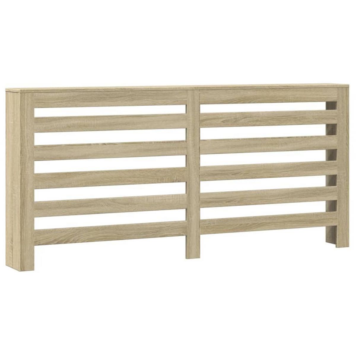 VIDAXL Cache-radiateur chene sonoma 175x20x82 cm bois d'ingenierie