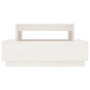 Voir la diapositive 5 : VIDAXL Table basse Blanc 80x55x40,5 cm Bois massif de pin