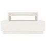 Voir la diapositive 5 : VIDAXL Table basse Blanc 80x55x40,5 cm Bois massif de pin