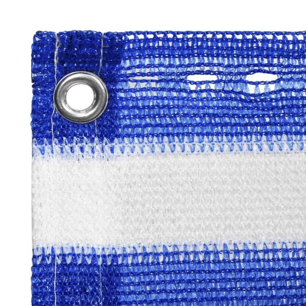 VIDAXL Ecran de balcon Bleu et blanc 75x300 cm PEHD