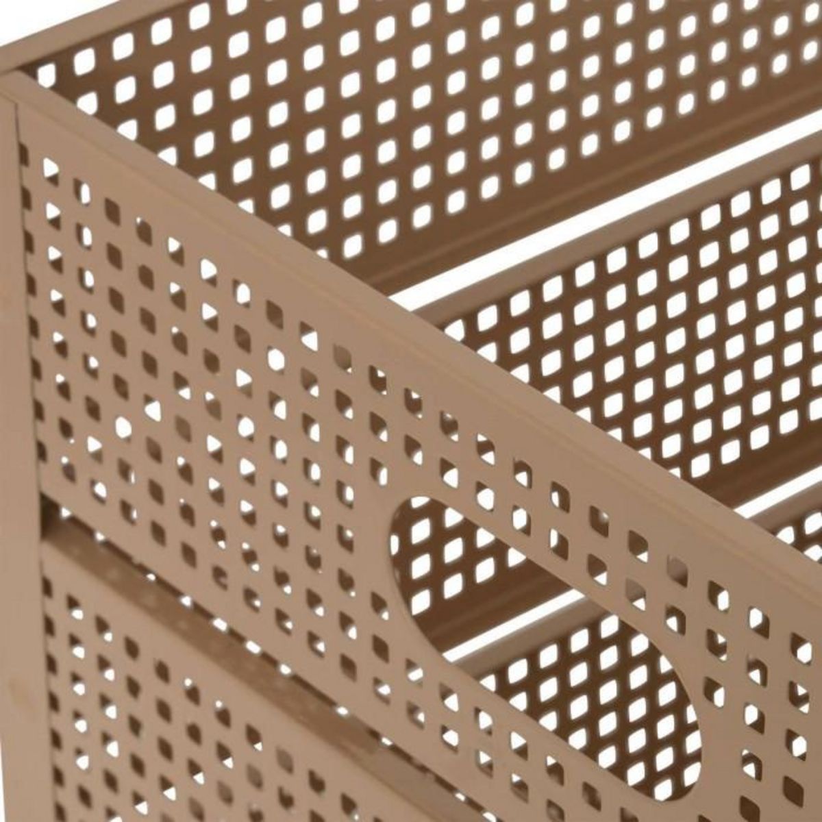 ATMOSPHERA Lot de 4 Caisses de Rangement  Azae  35cm Beige