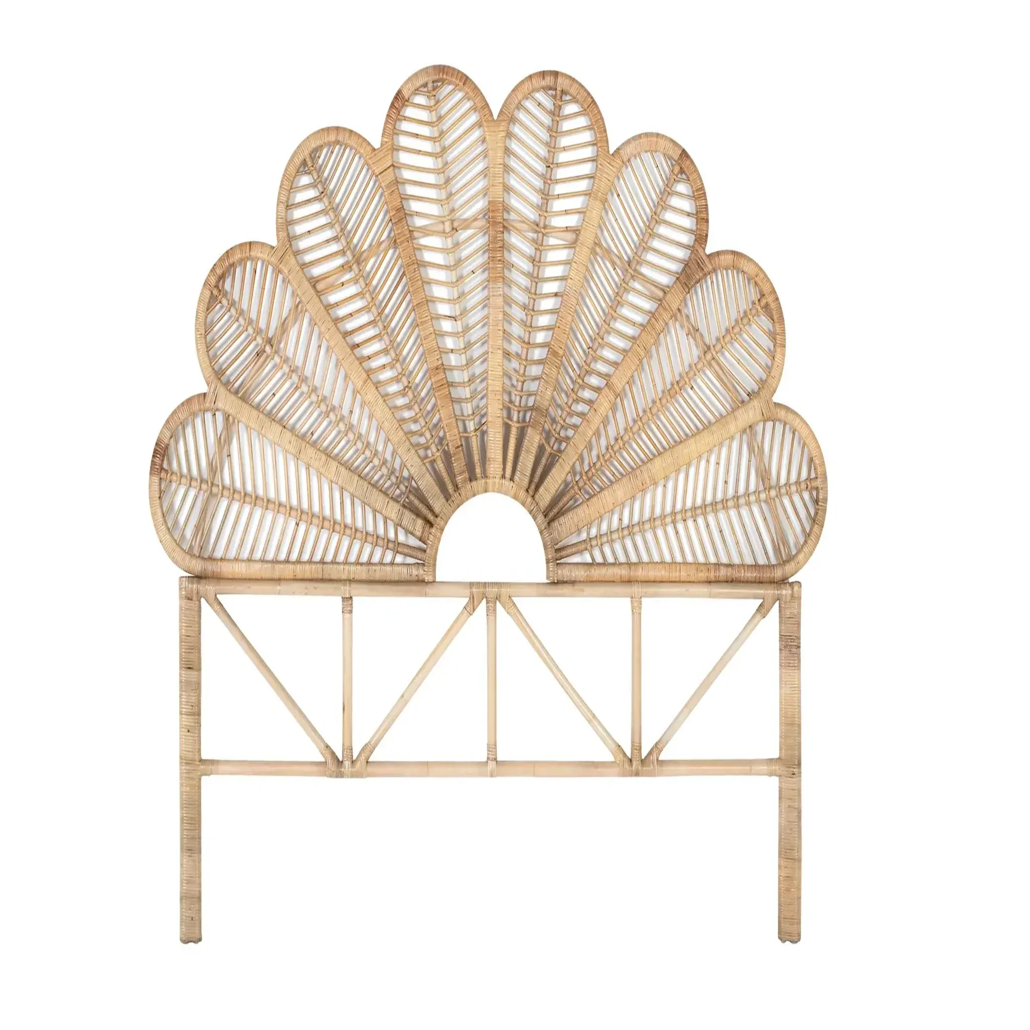 GINER Y COLOMER SL Tête de lit en rotin naturel 180 cm style méditerranéen