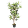 Voir la diapositive 1 : VIDAXL Bambou artificiel 552 feuilles 120 cm vert