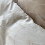 Voir la diapositive 5 : Home collection Parure housse de couette 100% coton lyocell 57fils-plage revers.
