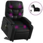 Voir la diapositive 2 : VIDAXL Fauteuil inclinable de massage electrique noir similicuir