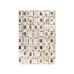 Paris Prix Tapis Fait Main en Cuir  Lavin II  Gris. Coloris disponibles : Gris