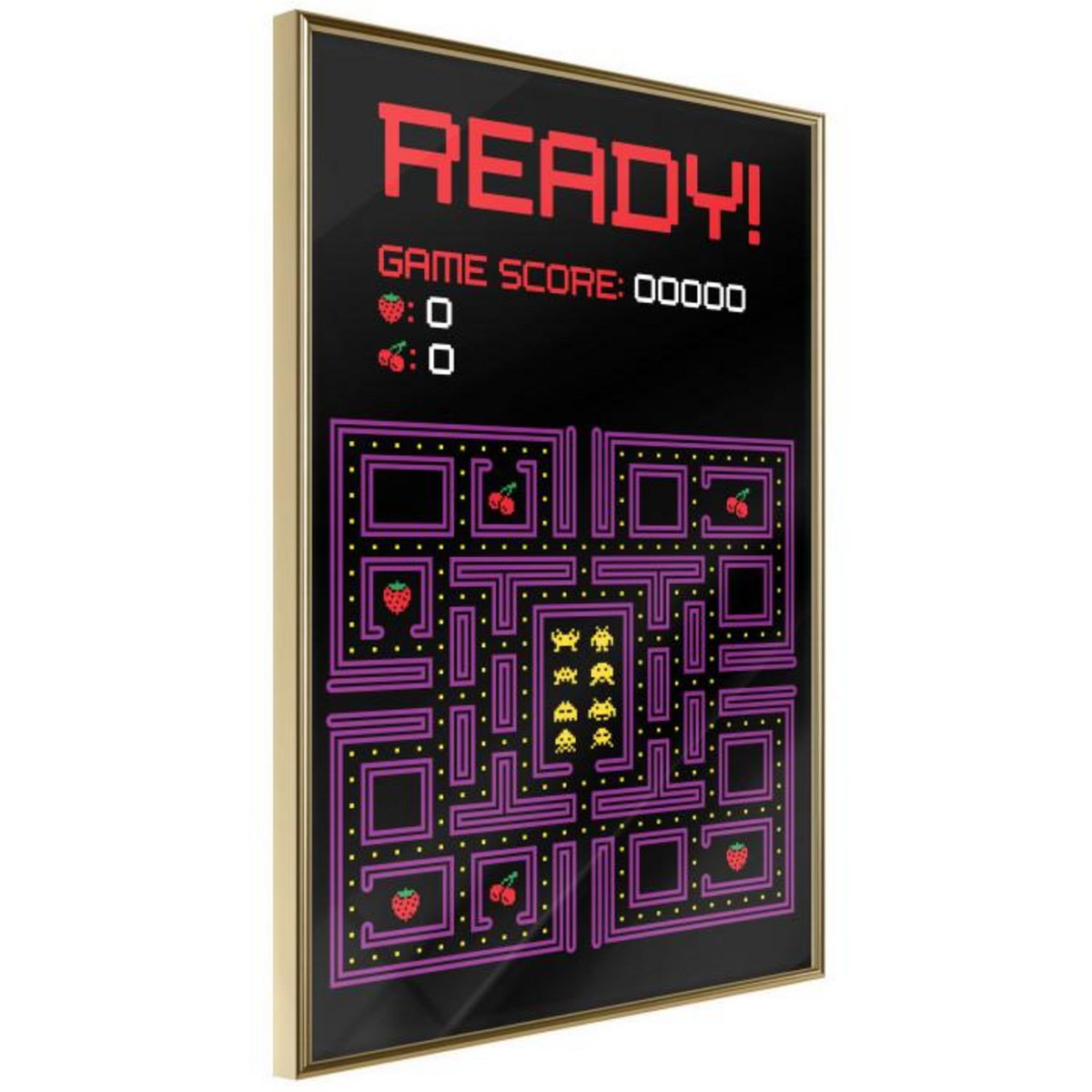 Paris Prix Affiche Murale Encadrée  Maze