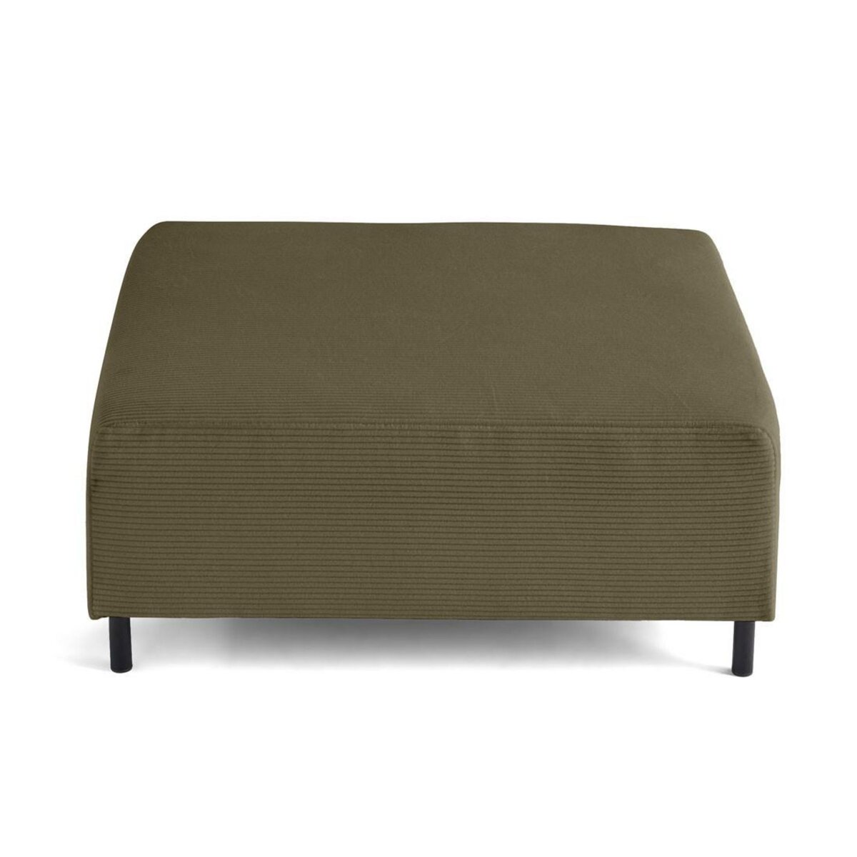 LISA DESIGN Edinburg - pouf modulable - en velours côtelé