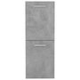 Voir la diapositive 3 : VIDAXL Armoire de salle de bain Gris beton 30x30x80 cm Bois ingenierie