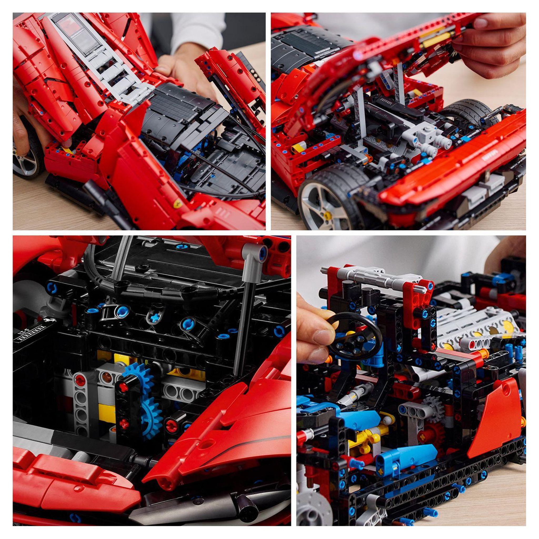 Voir la diapositive 7 : LEGO Technic 42143 Ferrari Daytona SP3, Voiture Modélisme, Maquette à Construire, Adultes