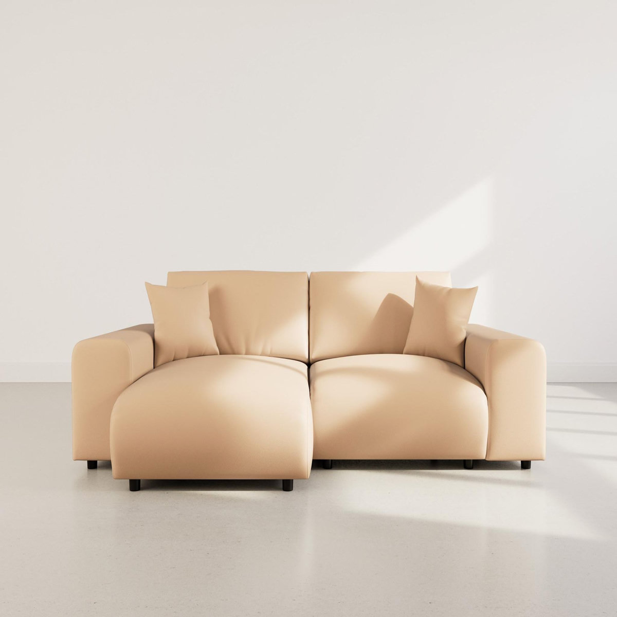 LISA DESIGN Garance - canapé d'angle réversible 4 places en simili