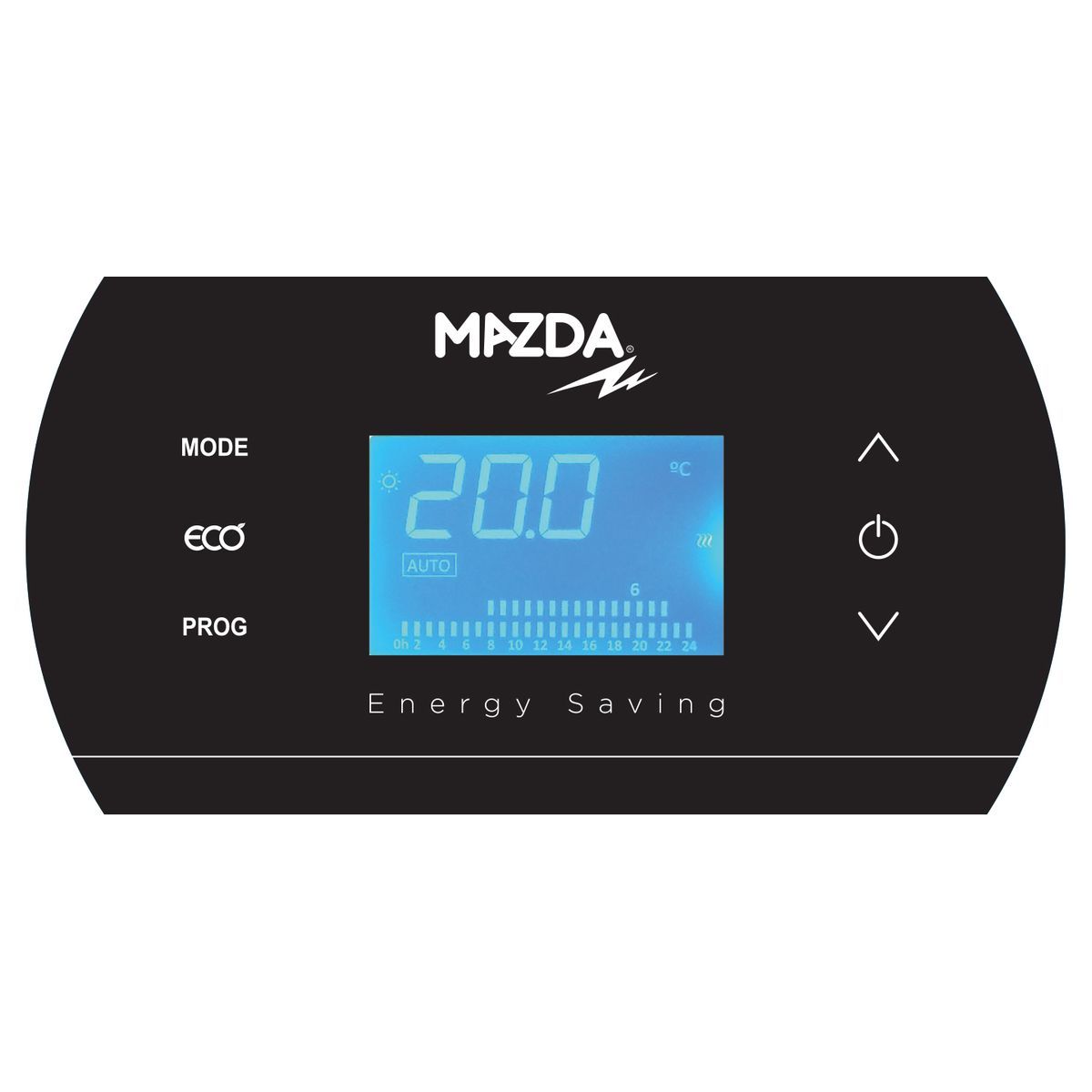 MAZDA Radiateur Dual Kherr Curve 2.0 57x60 Silex pearl 1500W