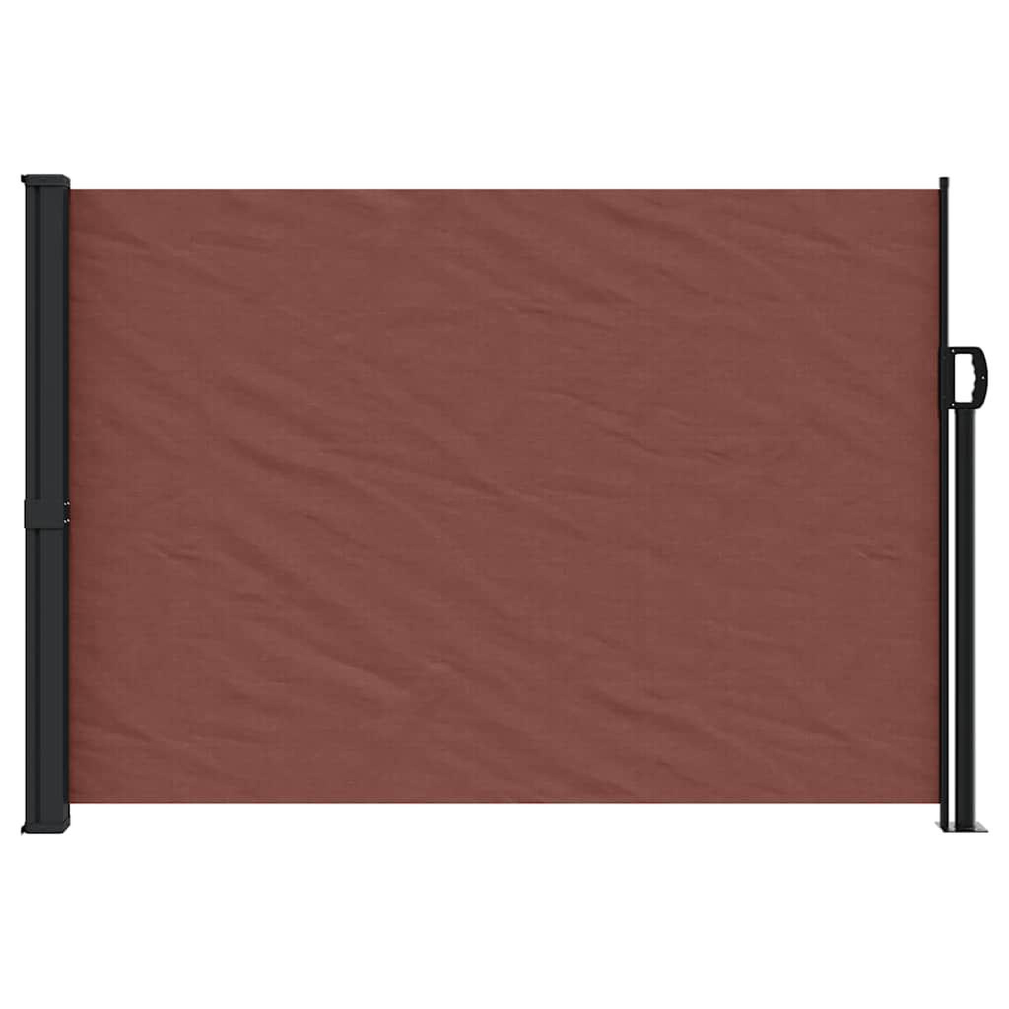 Voir la diapositive 3 : VIDAXL Auvent lateral retractable marron 140x600 cm