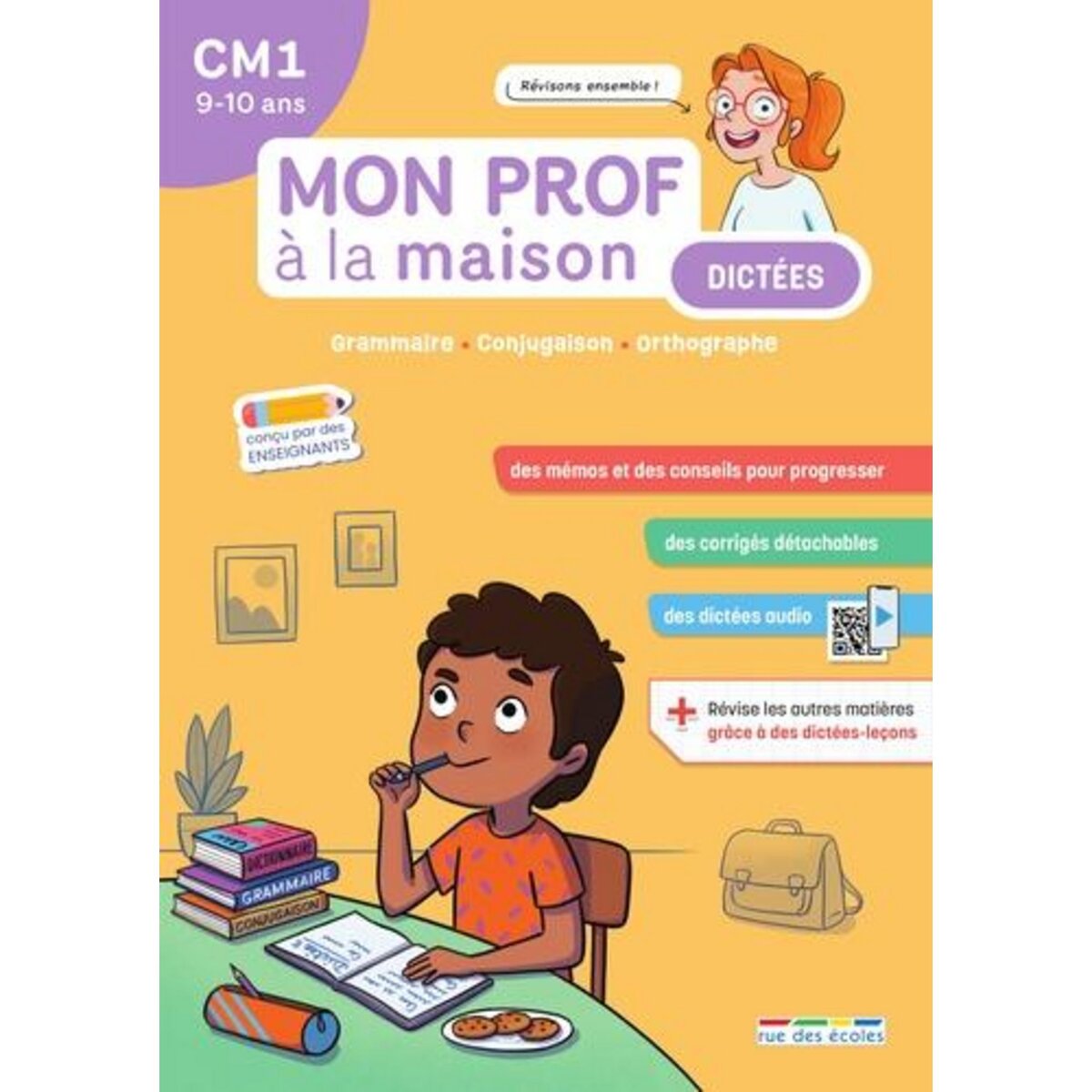 DICTEES CM1 MON PROF A LA MAISON, Costes Audrey