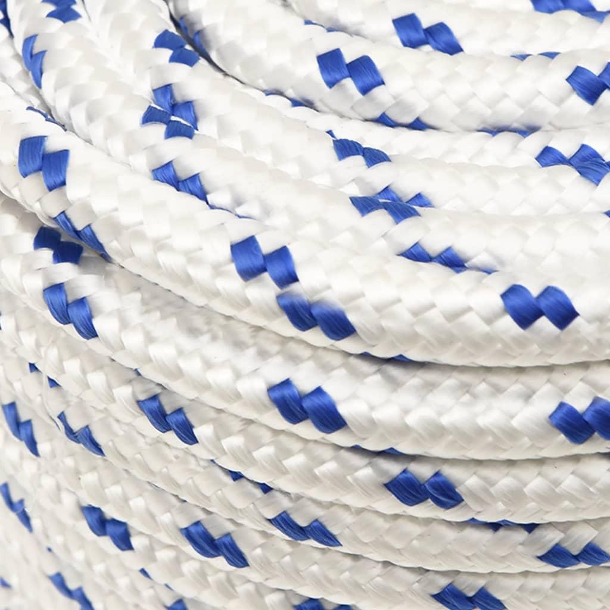 Voir la diapositive 4 : VIDAXL Corde de bateau Blanc 12 mm 25 m Polypropylene