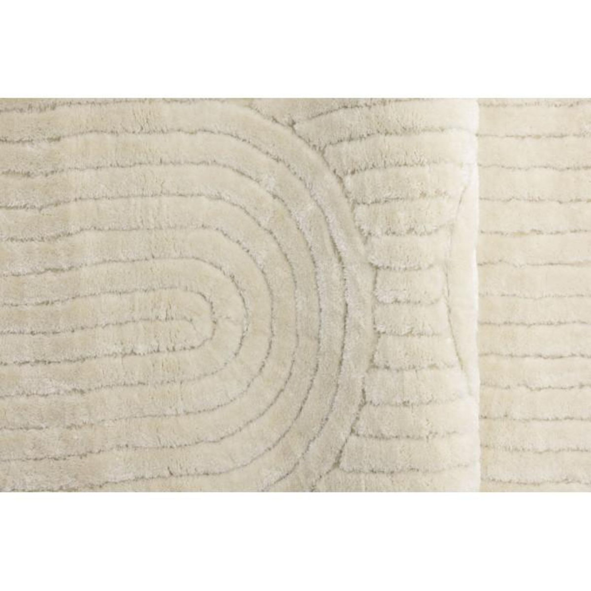Paris Prix Tapis Déco Texturé  Niklas  160x230cm Blanc