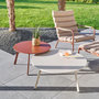Voir la diapositive 2 : HESPERIDE Table basse de jardin ronde SAONA