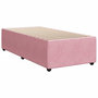 Voir la diapositive 3 : VIDAXL Cadre de lit sans matelas rose 100x200 cm velours