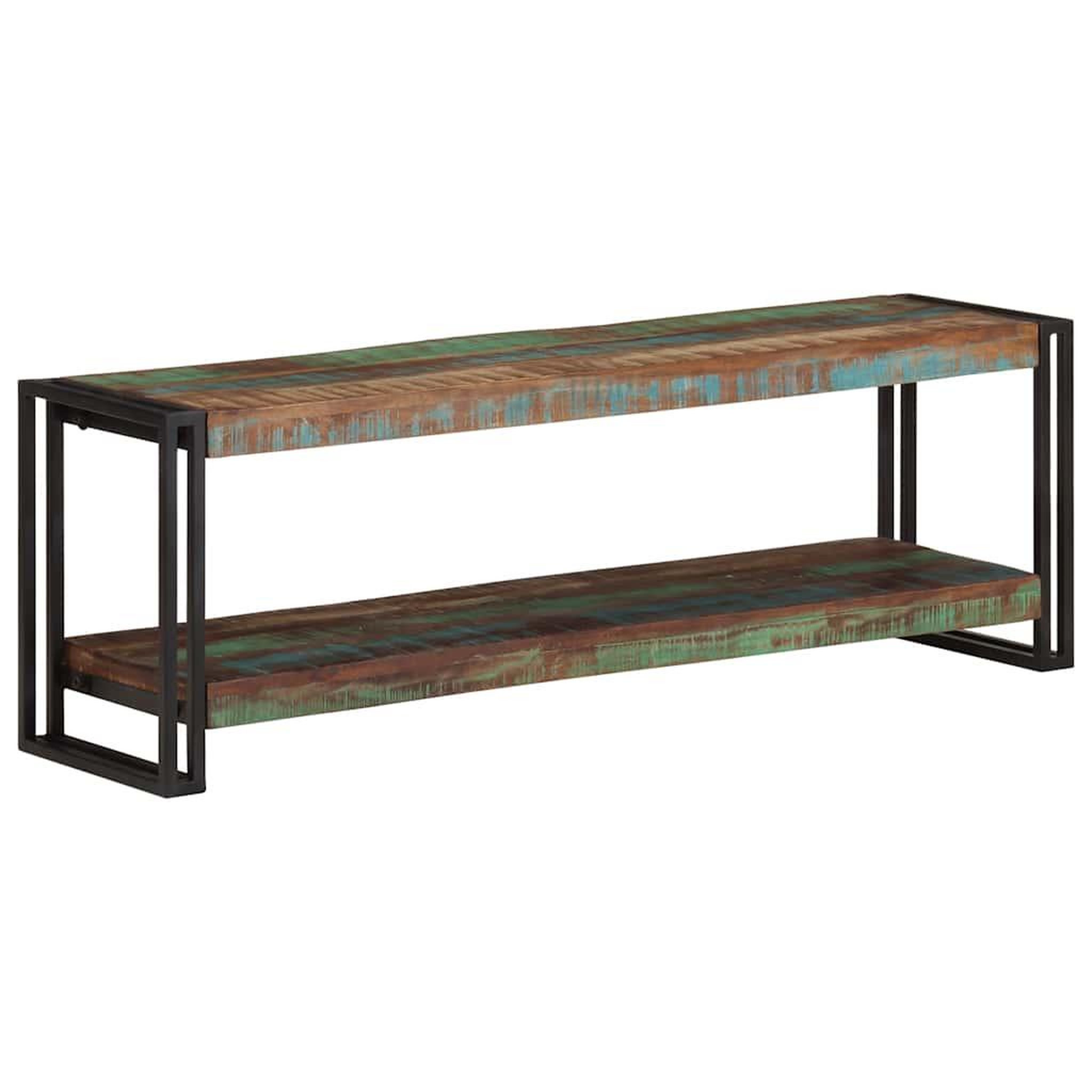 Voir la diapositive 2 : VIDAXL Meuble TV 120x30x40 cm Bois de recuperation massif