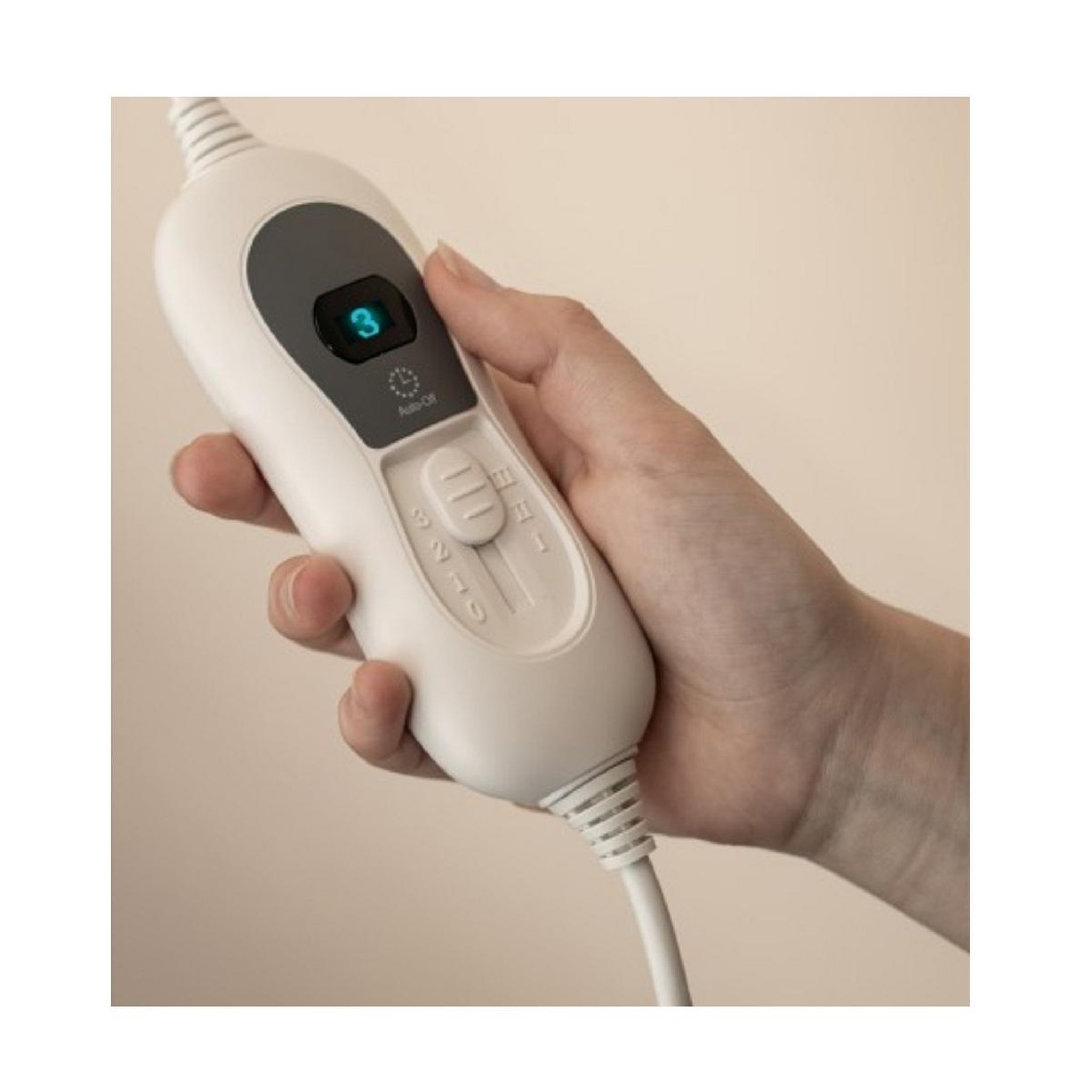 Voir la diapositive 3 : LIVOO Chauffe pieds 100w gris - dos220c