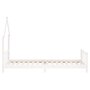 Voir la diapositive 5 : VIDAXL Cadre de lit pour enfants blanc 90x200 cm bois de pin massif