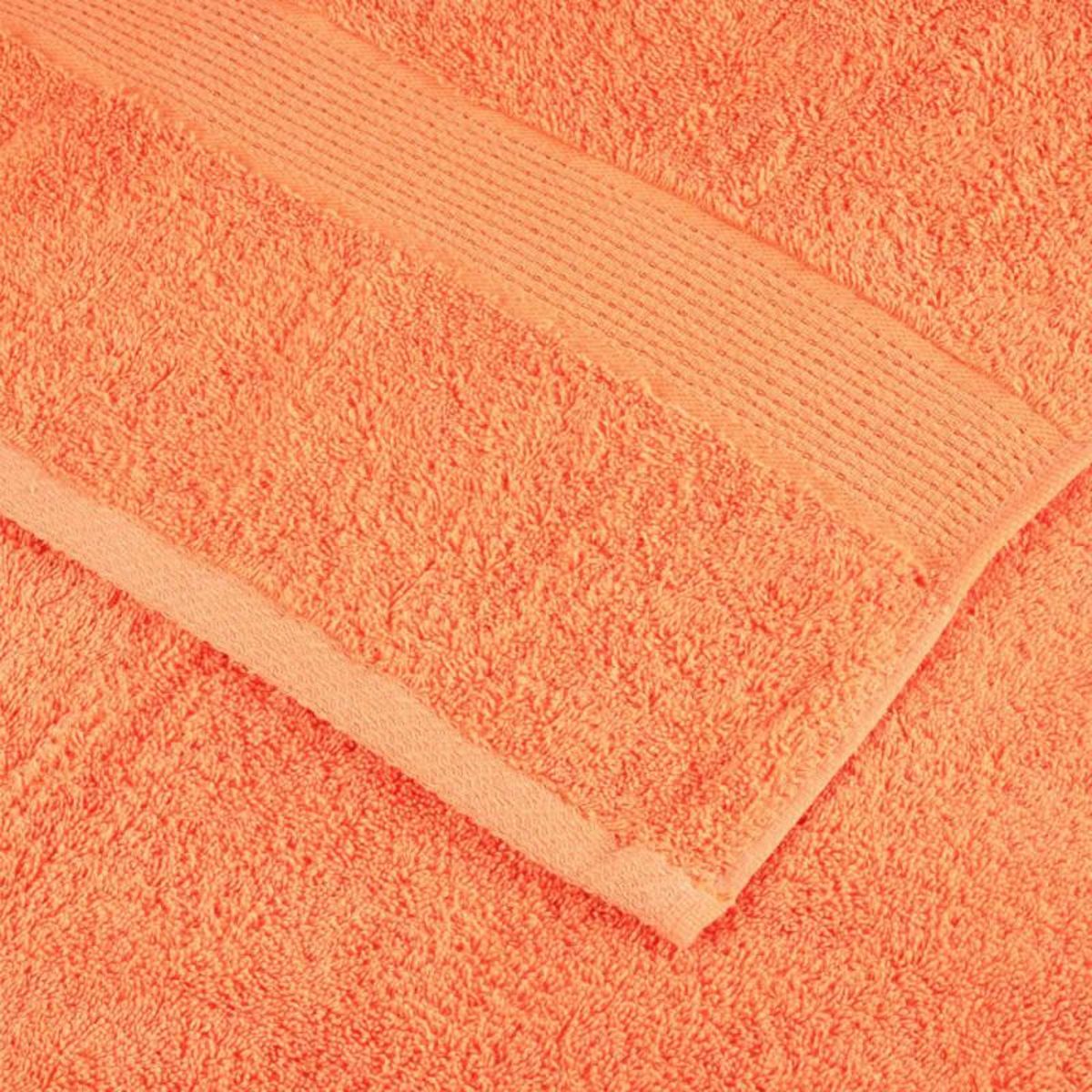 VIDAXL Serviettes de sauna de qualité supérieure SOLUND 2 pcs orange