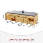 INTERLINK Lit fonctionnel CLAAS 90x200