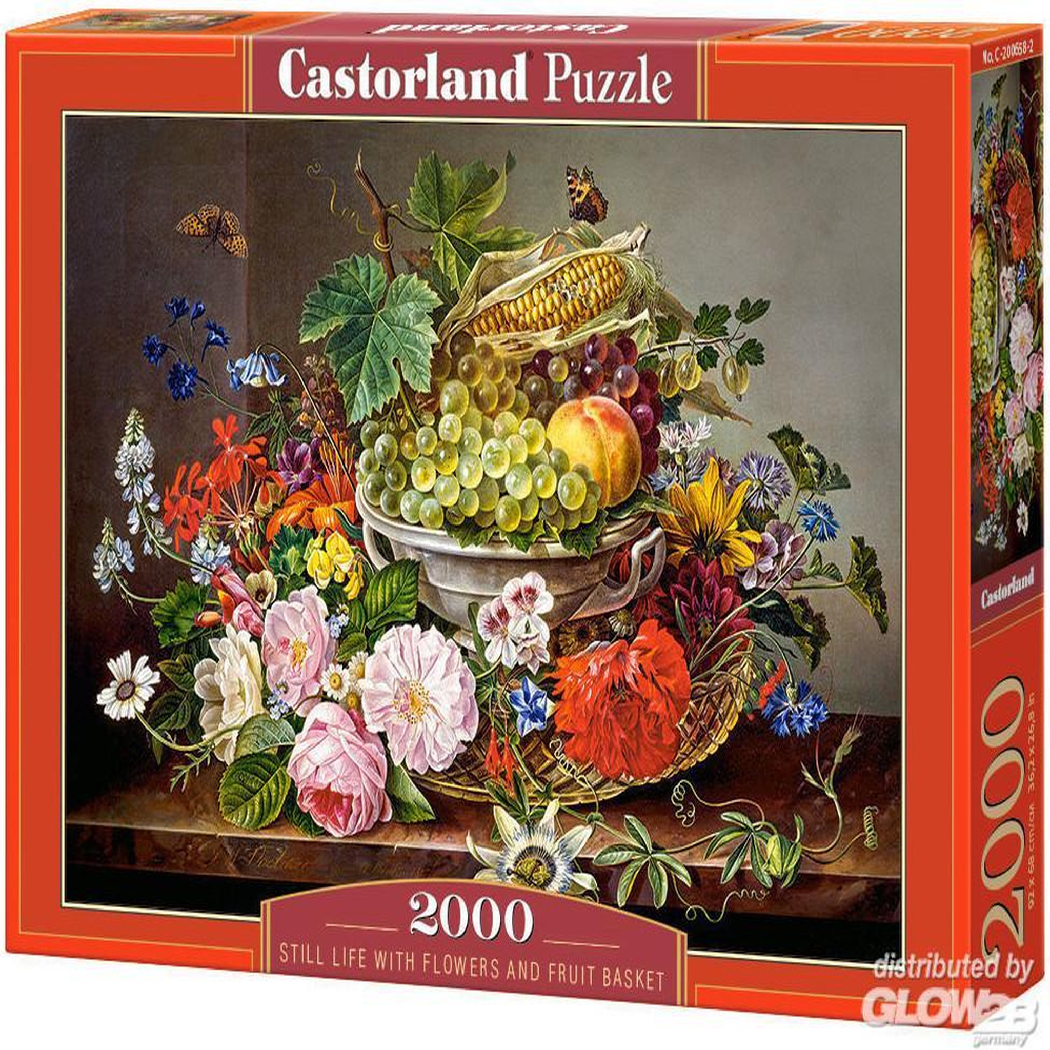 Voir la diapositive 3 : Castorland Puzzle 2000 pièces : Nature morte de fleurs et de fruits