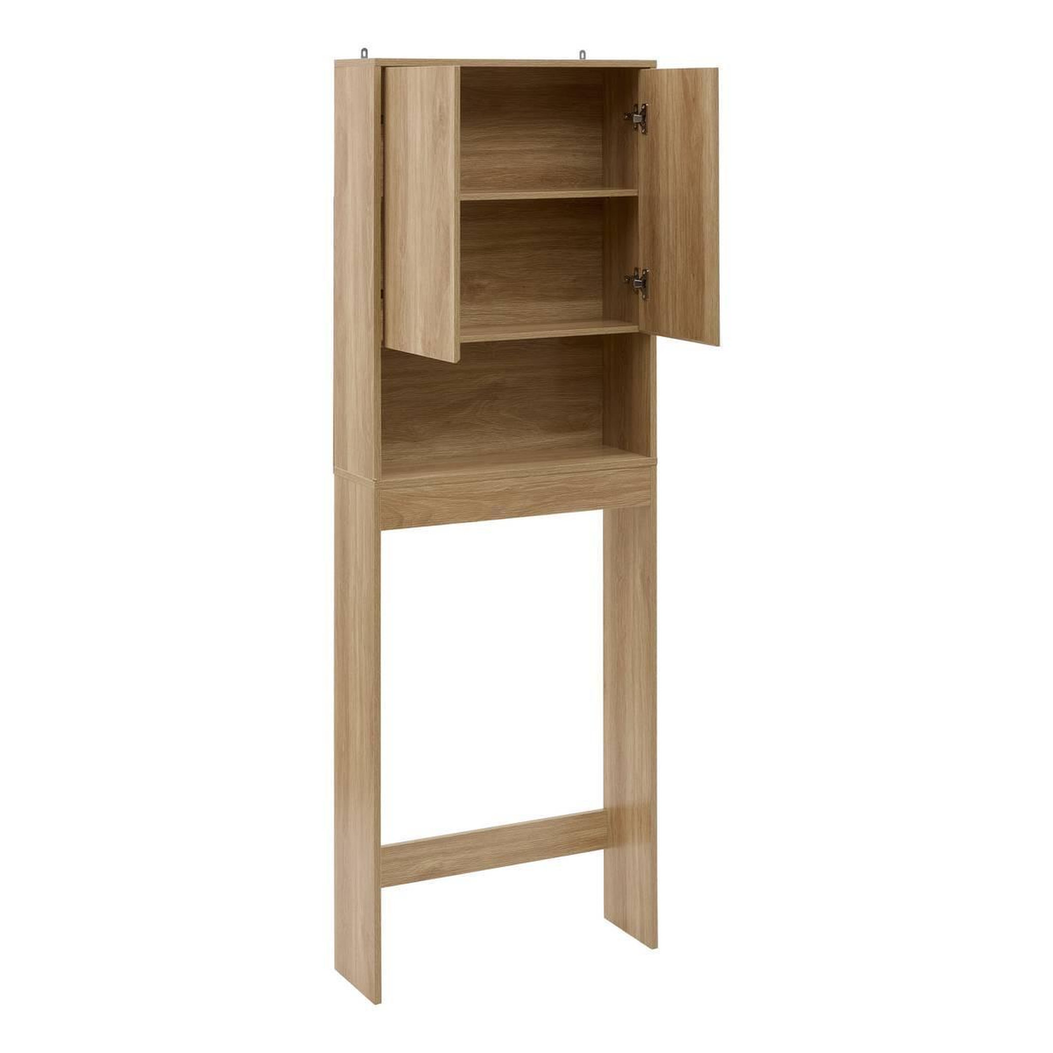 Voir la diapositive 2 : FIVE Meuble wc 2 portes  abana  180cm naturel