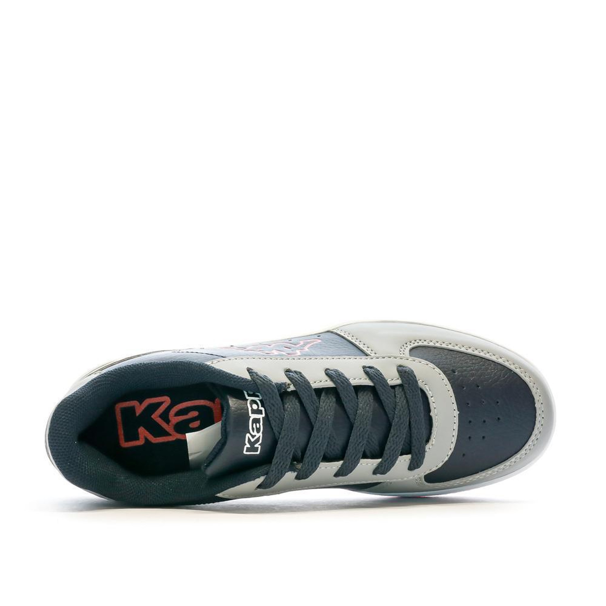 Voir la diapositive 4 : KAPPA Baskets Marine/Grise Garçon KAPPA Malone Lace