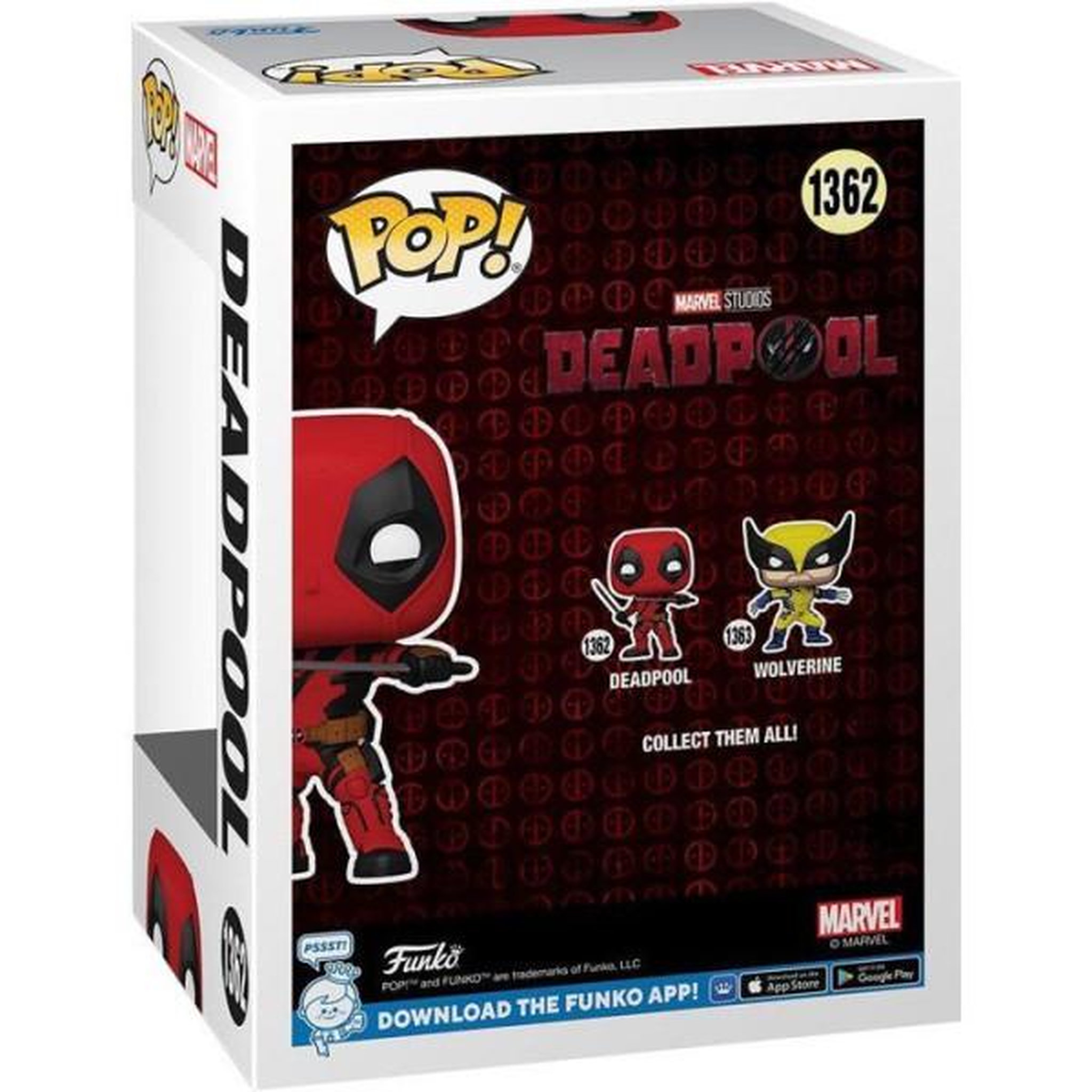 Voir la diapositive 4 : Funko Figurine Funko Pop! - Marvel - Deadpool n°1362