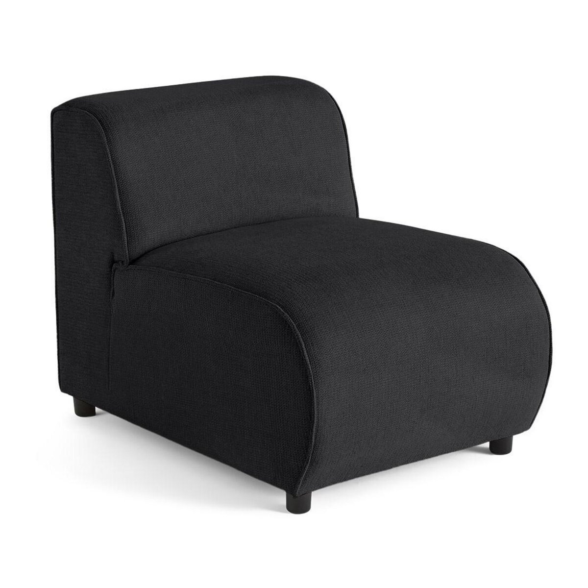 LISA DESIGN Suaro - module d'assise en tissu texturé