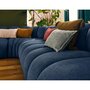 Voir la diapositive 4 : LISA DESIGN Debbie - canapé modulable d'angle droit 5 places en tissu texturé