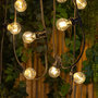 Voir la diapositive 3 : ATMOSPHERA Guirlande d'Extérieur  10 Ampoules  520cm Noir