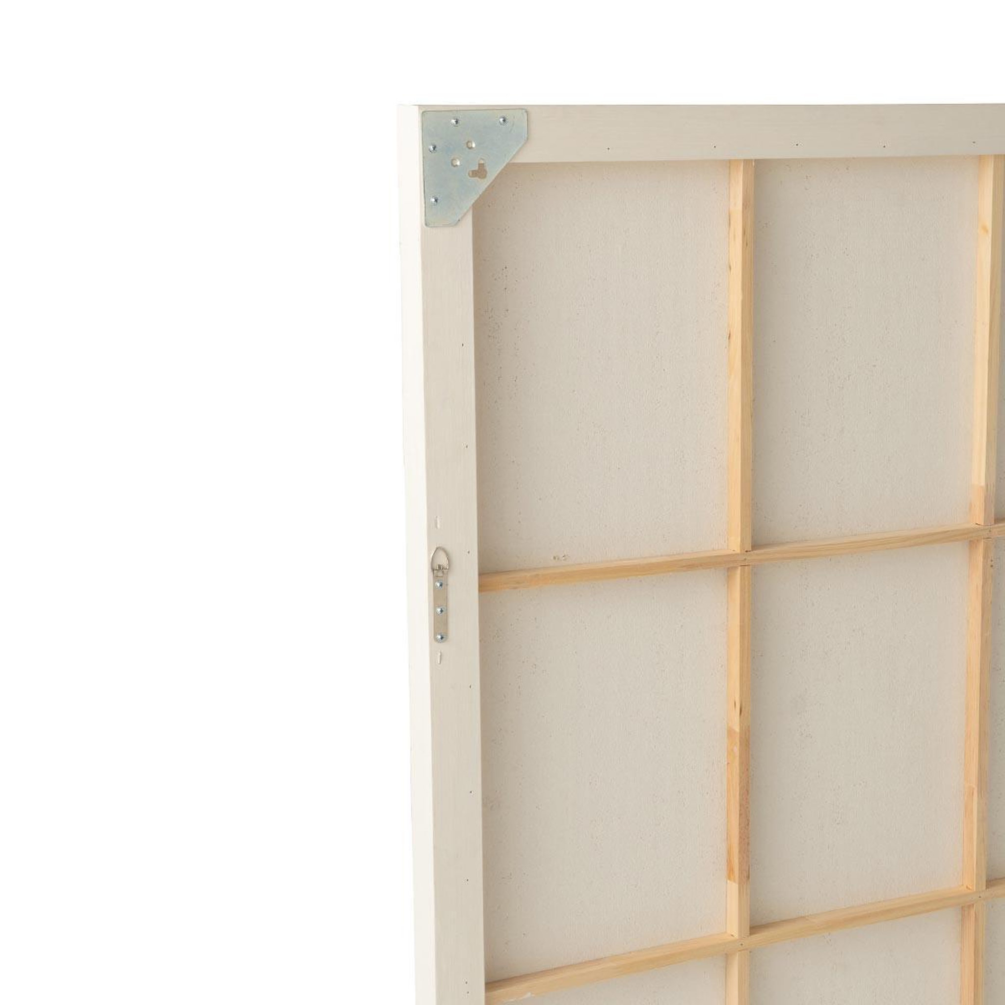 Voir la diapositive 2 : J-LINE Tableau effet plâtre  morceau  90x120cm blanc