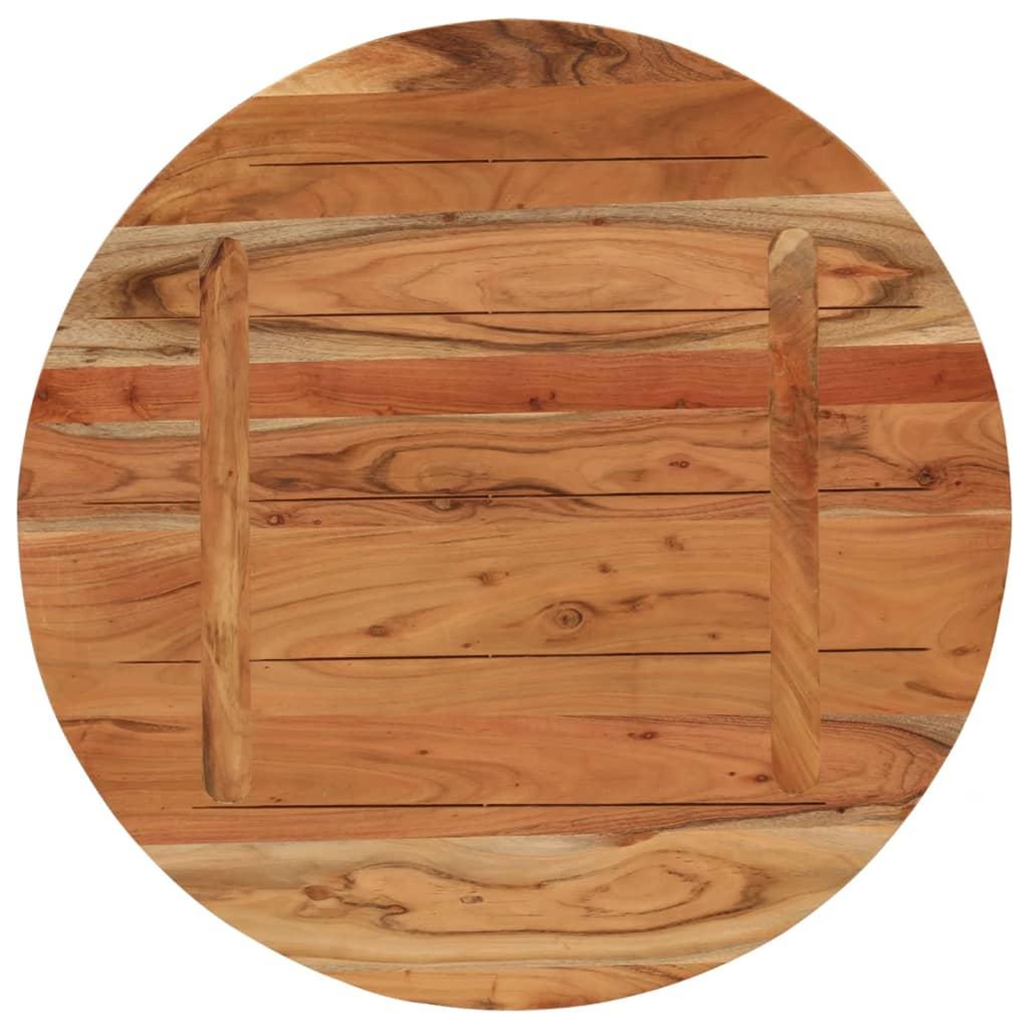 Voir la diapositive 5 : VIDAXL Dessus de table Ø80x2,5 cm rond bois massif d'acacia
