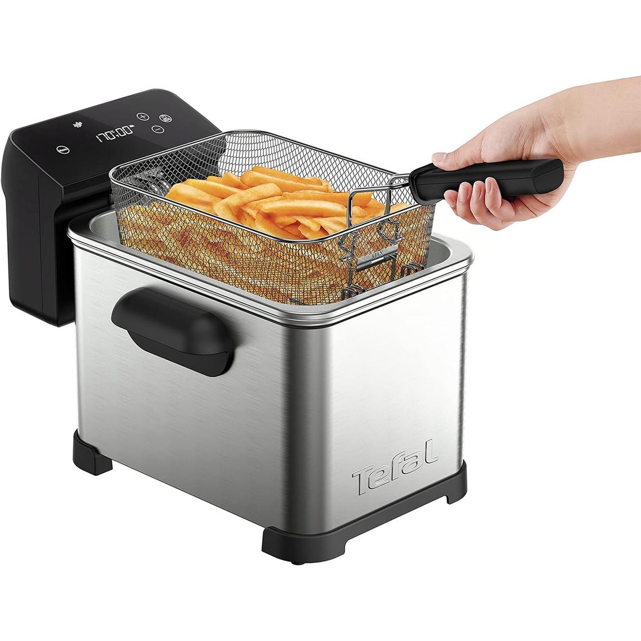 Voir la diapositive 3 : TEFAL Friteuse 4l 2400w inox/noir - fr507d10