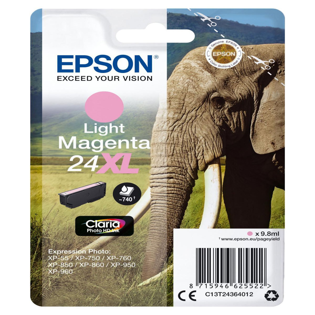 Epson Cartouche d'encre Epson 24XL Magenta Clair