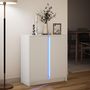 Voir la diapositive 5 : VIDAXL Buffet avec LED blanc 77x34x85 cm bois d'ingenierie