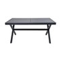 Voir la diapositive 3 : SWEEEK Table de jardin extensible aluminium 8 places anthracite - Ventura