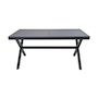 Voir la diapositive 3 : SWEEEK Table de jardin extensible aluminium 8 places anthracite - Ventura