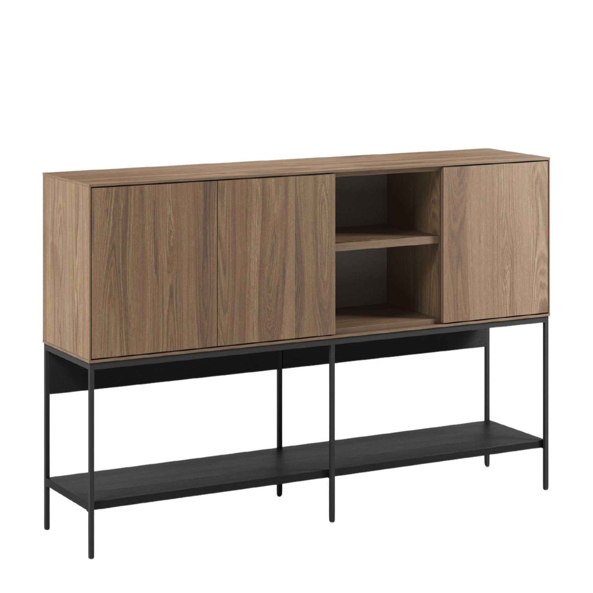 Voir la diapositive 5 : CASANOVA PARIS Tia - buffet 180cm en mélamine chêne clair