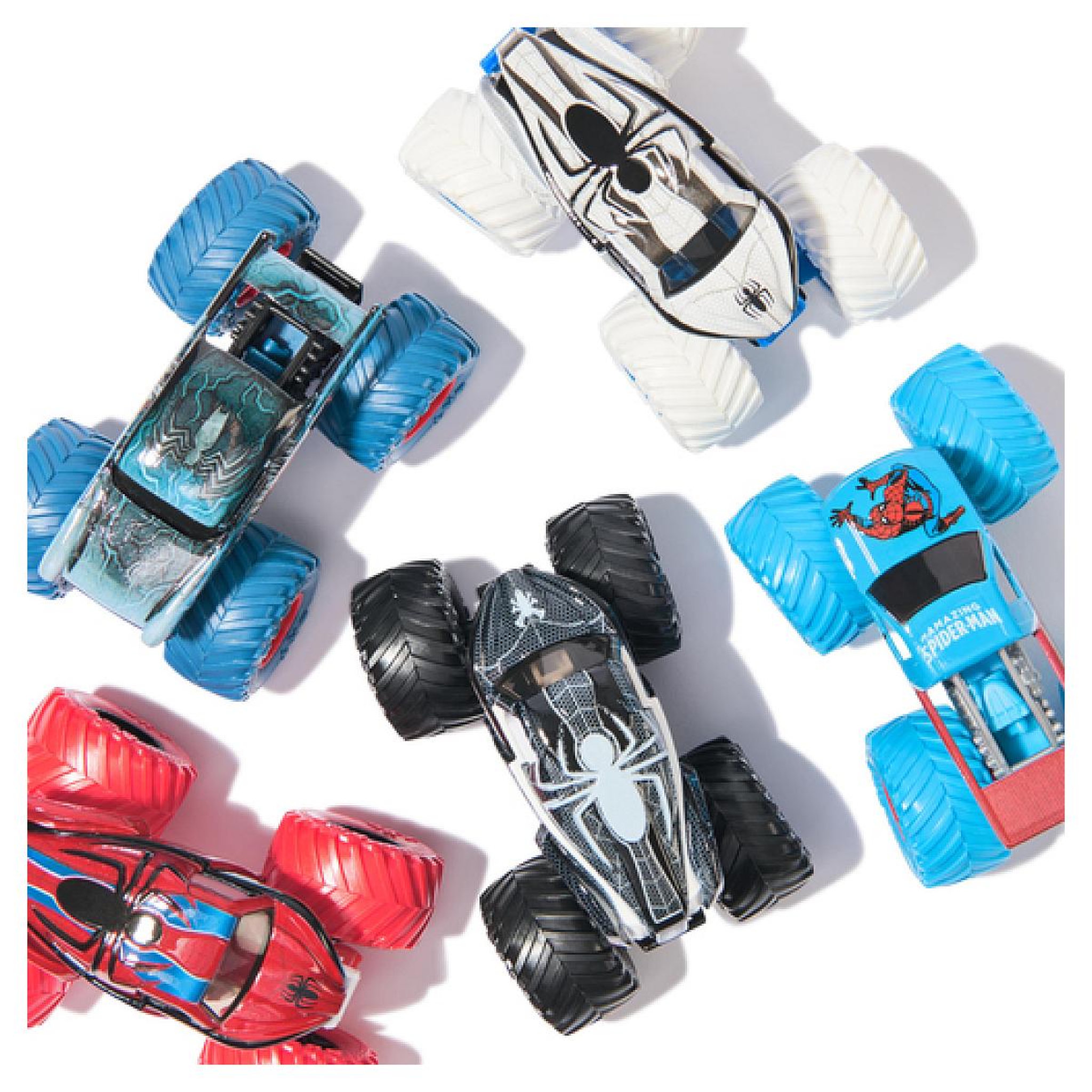 Voir la diapositive 3 : SpinMaster Pack De 5 Vehicules Spider-Man Die-Cast 1:64 Monster Jam