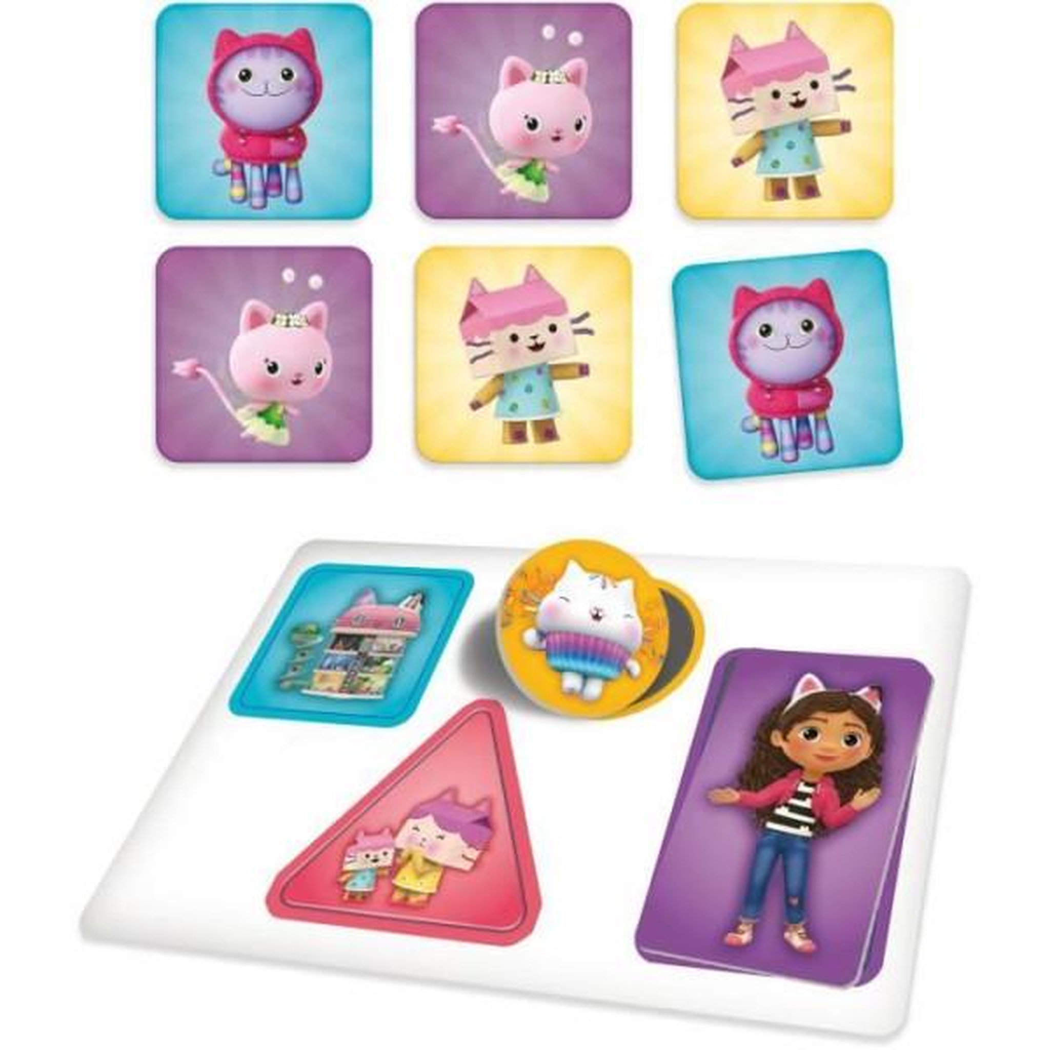 Voir la diapositive 5 : LISCIANI GIOCHI Table éducative - lisciani - gabby's dollhouse - super desk - jeux logiques - personnages animés - activités ludiques