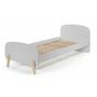 Voir la diapositive 3 : Paris Prix Pack - Lit Enfant, Chevet, Barrière & Coffre à Jouets  Kiddy  90x200cm Gris