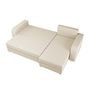 Voir la diapositive 3 : BEST MOBILIER Harvey - canapé d'angle réversible - 4 places - convertible avec coffre - en tissu