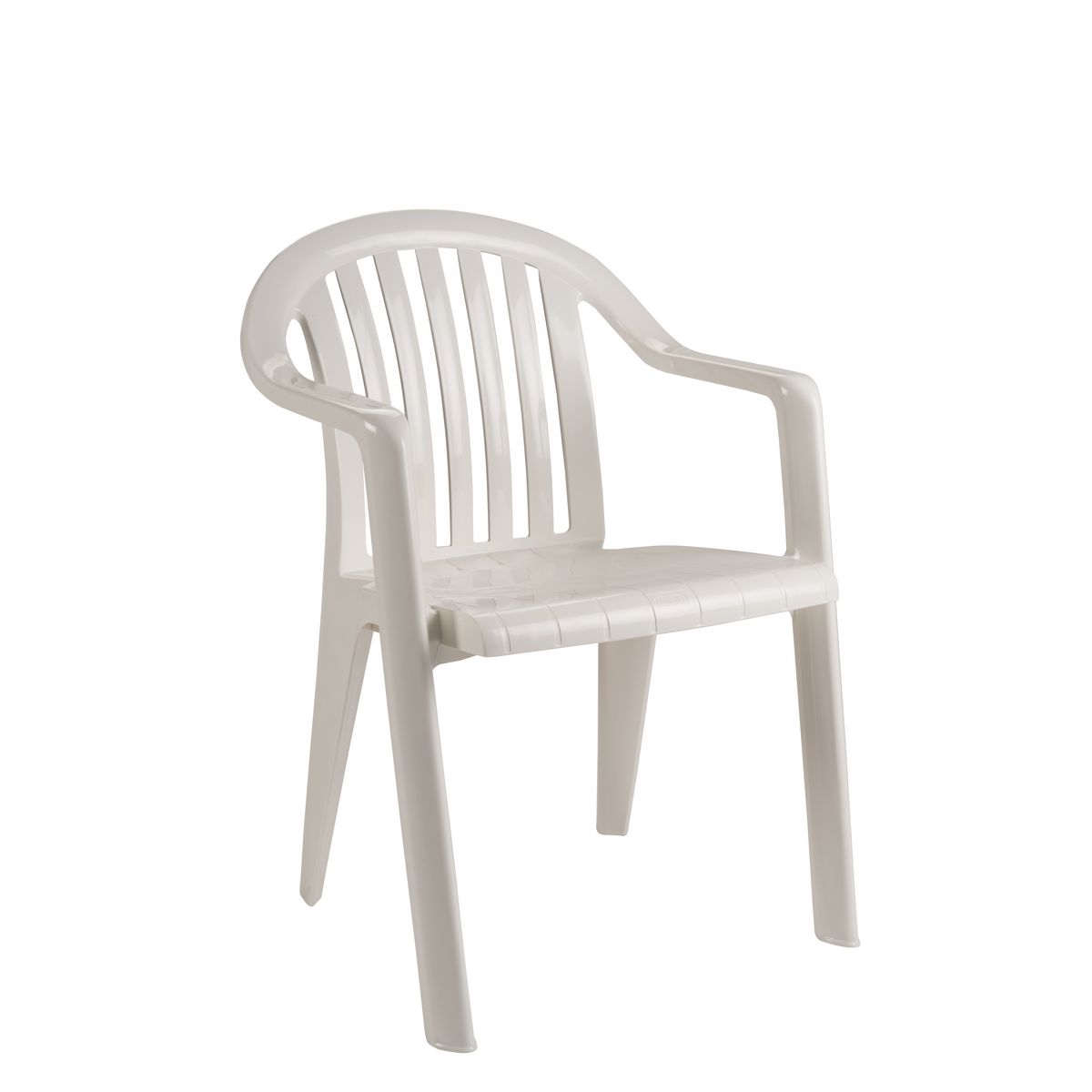 GROSFILLEX Fauteuil de jardin - Blanc - MIAMI