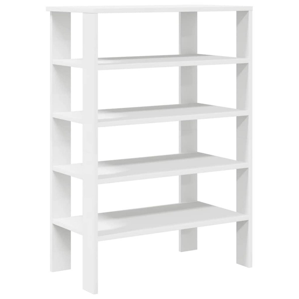 VIDAXL Etagere a chaussures blanc 61x32x87,5 cm bois d'ingenierie